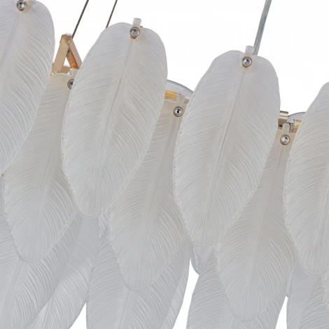 Подвесная люстра Arte Milano AM-4653 4653.L750.H240.E14.12 G (220V, на тросе, перо)