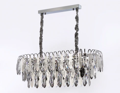 Подвесная люстра каскадная Ambrella TRADITIONAL TR5259 (220V, хрусталь, на цепи)