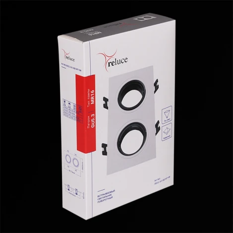 Встраиваемый точечный светильник Reluce 16211-9.0-002 WT+BK (220V)