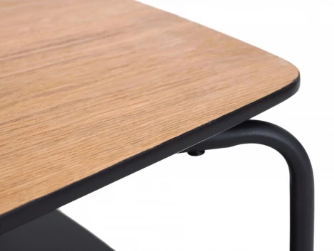 Стол журнальный Genua ОГОГО 802511 (коричневый, черный)