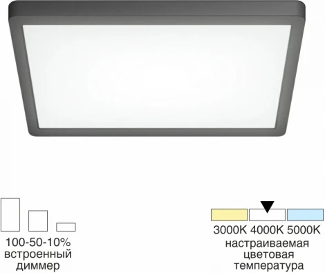 Потолочный светильник Citilux Бейсик CL738K241V (LED, 220V, IP40)
