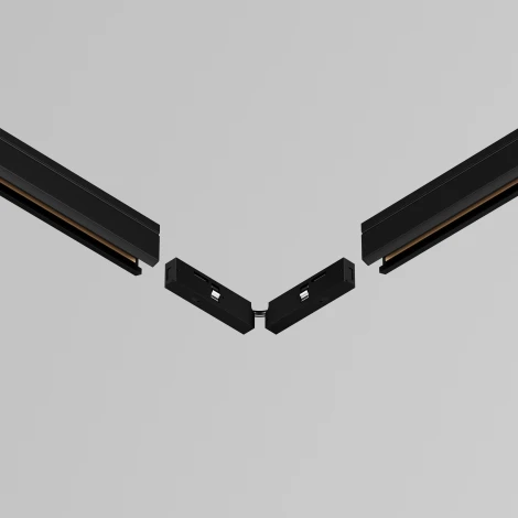 Коннектор питания угловой 3см Maytoni Accessories for tracks Levity TRA184CPC-1B-3 (24V)