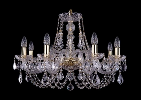 Подвесная люстра Bohemia 1406 1406/8/240/G/Leafs