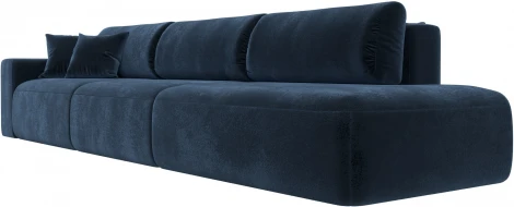 Диван прямой Лига-036 НПБ Модерн Лонг подлокотник слева Лига Диванов (Велюр) арт.127696L