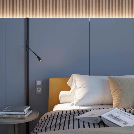 светильник магнитный MAG-ORIENT-SPOT-FLEX-R25-3W Day4000 (BK, 24 deg, 48V) (Arlight, IP20 Металл) 044647