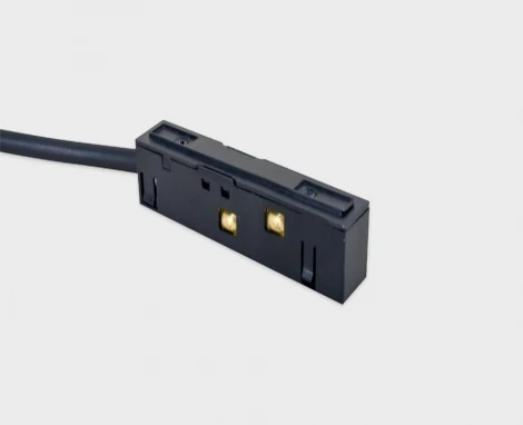 Коннектор питания с проводом для шинопровода Italline IT012-5039 black (48V)