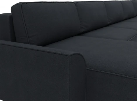 Диван п-образный Лига-048 НПБ МегаЛонг Лига Диванов (Замша) арт.128334