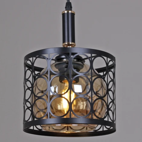 Подвесной светильник Reluce 04001-0.9-01 BK (220V, на проводе)