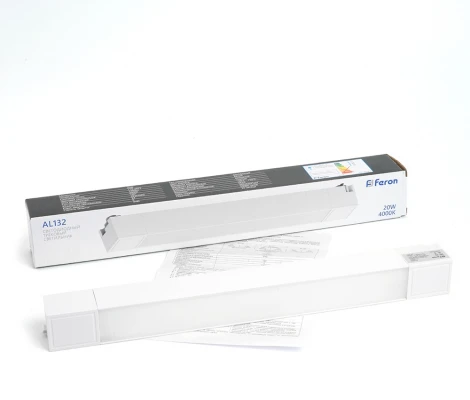 Трековый светодиодный светильник Feron AL132 48379 48V (220V, IP40)