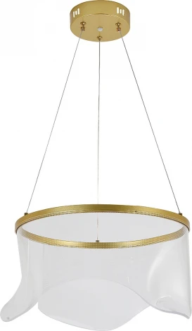 Подвесной светильник с таймером (14029/1P Gold) Indigo Veletta V000164L (LED, 220V, пульт управления, на тросе)