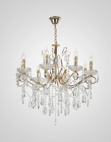 Подвесная люстра Мелодия Света PL1N P6781-8 GD 000029174