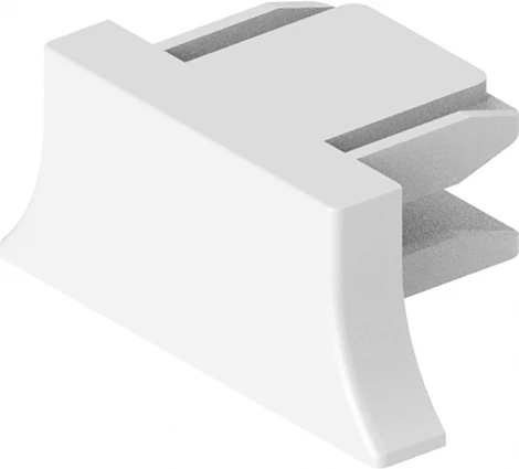 Заглушка пластиковая для шинопровода, белый Feron LD1011 41884