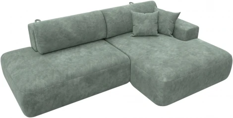 Диван угловой Лига-036 НПБ Модерн правый угол Лига Диванов (Велюр) арт.127766