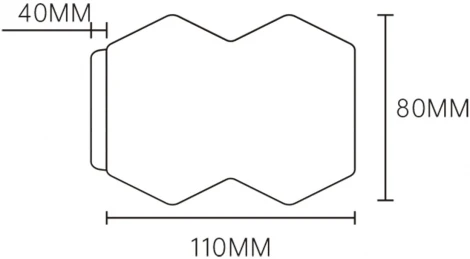 Архитектурная подсветка Escada 30004LED 30004W/01 LED*4W IP54 Black (220V)
