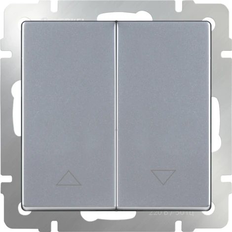 Выключатель жалюзи (серебряный) W1124506 (a051511)