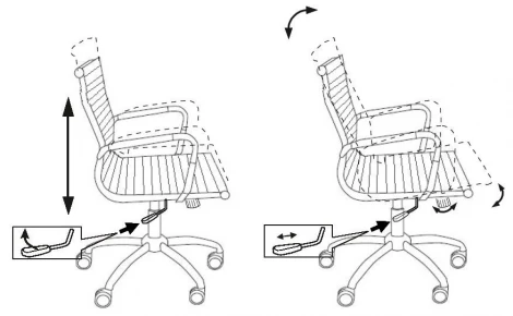 Кресло руководителя Бюрократ CH-883-LOW черный эко.кожа низк.спин. крестовина металл хром