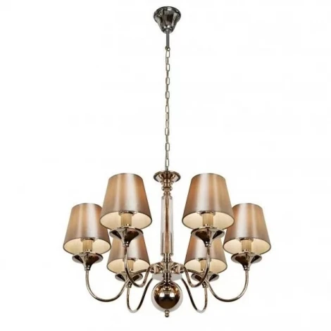 Подвесная люстра iLamp Rolling P2406-6 Nickel (220V, на цепи)