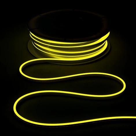 Односторонний Гибкий Неон 8х16мм Желтый 12В, IP65 Laitcom FR-23514