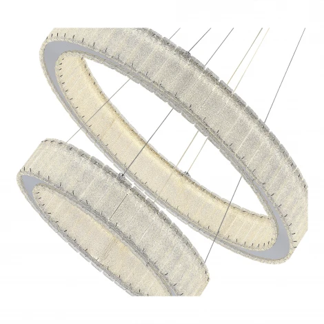 Подвесной светильник ярусный ST Luce Latozzo SL6008.103.02 Хром/Хром LED 2*50W 3000K (220V, на тросе)