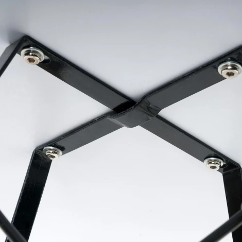 Стол CINDY NEXT (mod.80-MDF) белый/натуральный (металл/мдф/бук)