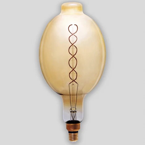 Лампочка светодиодная филаментная прозрачный шар E27 8W Thomson Filament Flexible Bt180 TH-B2174