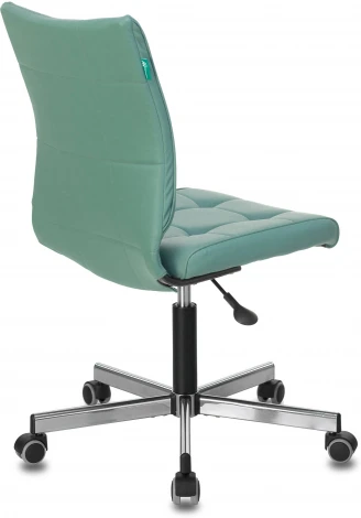 Кресло Бюрократ CH-330M/GREY без подлокотников серо-голубой Lincoln 212 искусственная кожа крестовина металл Stool Group арт.УТ000002995