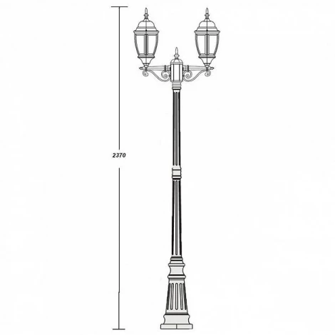 Наземный фонарь Oasis Light 91209L A Bl (220V, IP44)