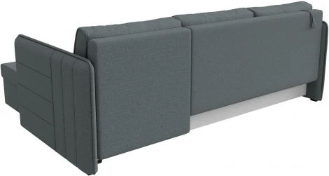 Диван угловой Слим правый угол (Серый/Рогожка) Лига Диванов арт.121149