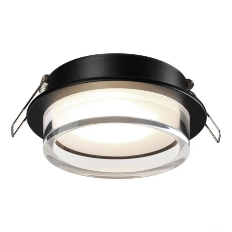 Светильник встраиваемый Novotech Gem 371026 черный IP20 GX53 12Вт 220-240V