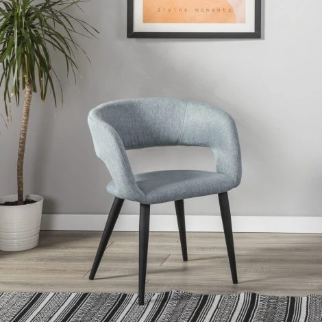 Кресло R-Home Hugs св.сер/черный