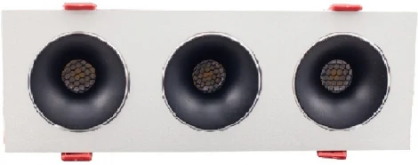 Встраиваемый точечный светильник AM Group AM480-3 BK+WH 23,1W