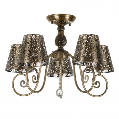 Потолочная люстра на штанге MyFar Luna MR1315-5C (220V, подвески)