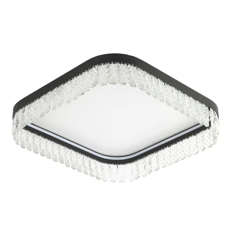 Потолочный светильник светодиодный хрустальный с пультом с регулировкой цветовой температуры и яркости LED4U LED4U L8031-500 BK