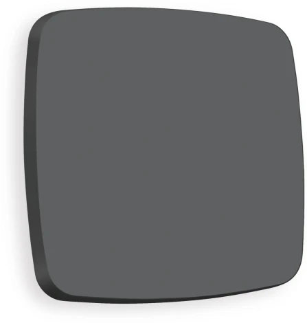 Лицевая панель Ambrella Volt OMEGA (Графит Мягкое касание) для 1-клавишных выключателей QUANT OP9010