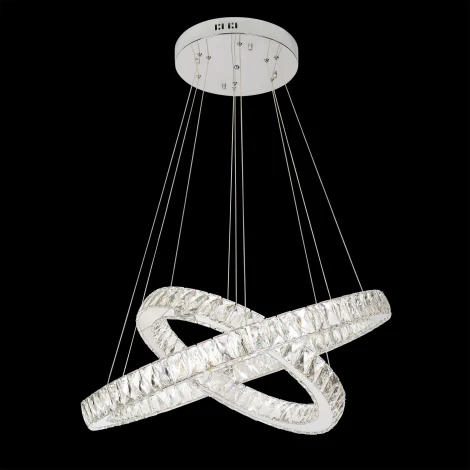 Подвесной светильник ярусный Eletto Olimpia EL330P60.1 (LED, 220V, пульт управления, на тросе, кольцо)