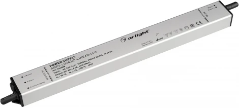Блок питания ARPV-LG24060-LINEAR-PFC (24V, 2.5A, 60W) (Arlight, IP67 Металл, 5 лет) 034888