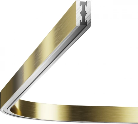 Радиусный коннектор для шинопровода Flarity латунь Maytoni Accessories For Tracks Flarity TRX154-RC80-BS (24V)