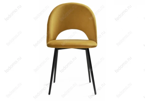 Стул Woodville на металлокаркасе Ирре confetti chai tea / черный глянец 464201