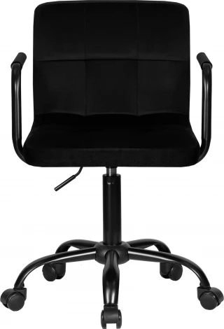 Офисное кресло для персонала DOBRIN TERRY BLACK (черный велюр (MJ9-101)) Dobrin