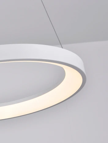 Подвесной светильник нимб с пультом ДУ 80W, белый, LED Natali Kovaltseva INNOVATION STYLE 83139