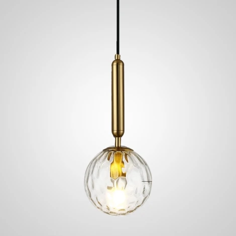 Подвесной светильник Raffin Gold/Transparent ImperiumLoft Raffin01 (179970-26) (220V, на проводе, шар)