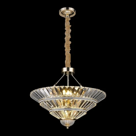 Подвесная люстра Wertmark Nicole WE147.08.303 (220V, хрусталь, на цепи, круглые)