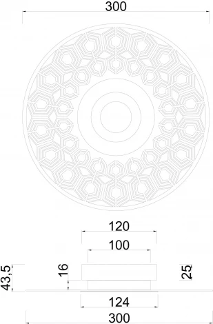 Настенный светильник Arte Lamp Biscotto A2644AP-1GO (LED, 220V, круглые)