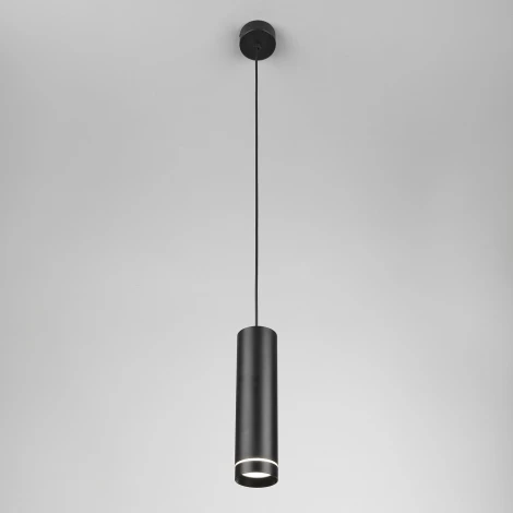 Подвесной светильник Elektrostandard Topper DLR023 12W 4200K черный матовый (LED, 220V, на проводе)