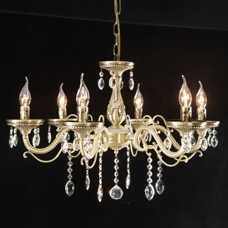 Подвесная люстра Citilux Кармен CL404163 (220V, на цепи, свеча)