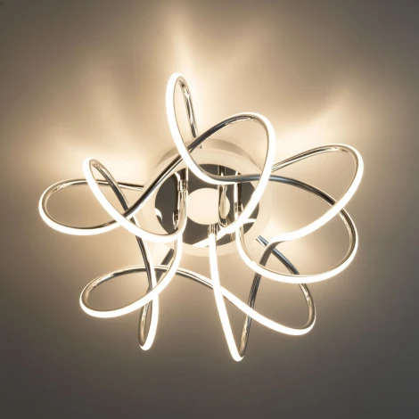 Потолочная люстра RGB Citilux Джемини Смарт CL229A151E (LED, 220V, умный дом - Алиса, Маруся, Сири)