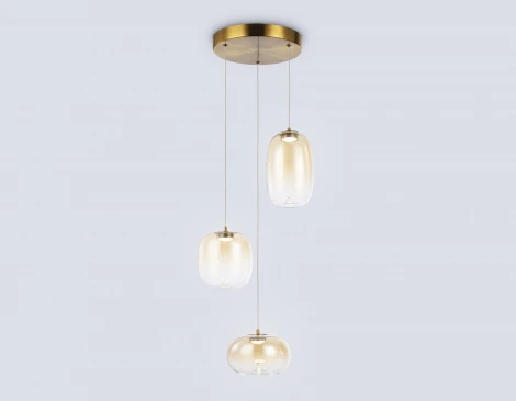 Подвесной светодиодный светильник Ambrella High Light LH11105 (220V, на проводе, круглые)