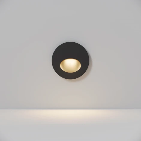 Подсветка ступеней лестницы встраиваемая Bil O015SL-L3B3K (LED, 220V, круглые, IP54)