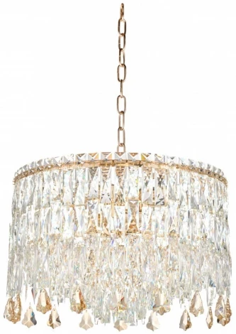 Подвесная люстра Fluorite The Empress FL1061-11P (220V, хрусталь, на цепи, круглые)