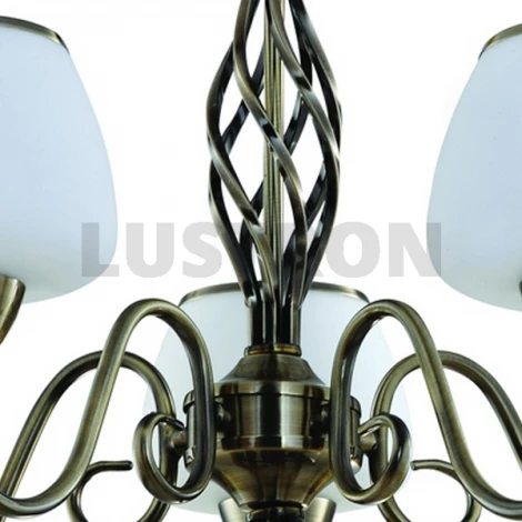 Подвесная люстра IDLamp 828 828/5-Oldbronze
